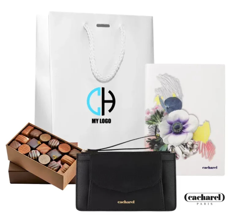 Coffret cadeau entreprise Cacharel pochette