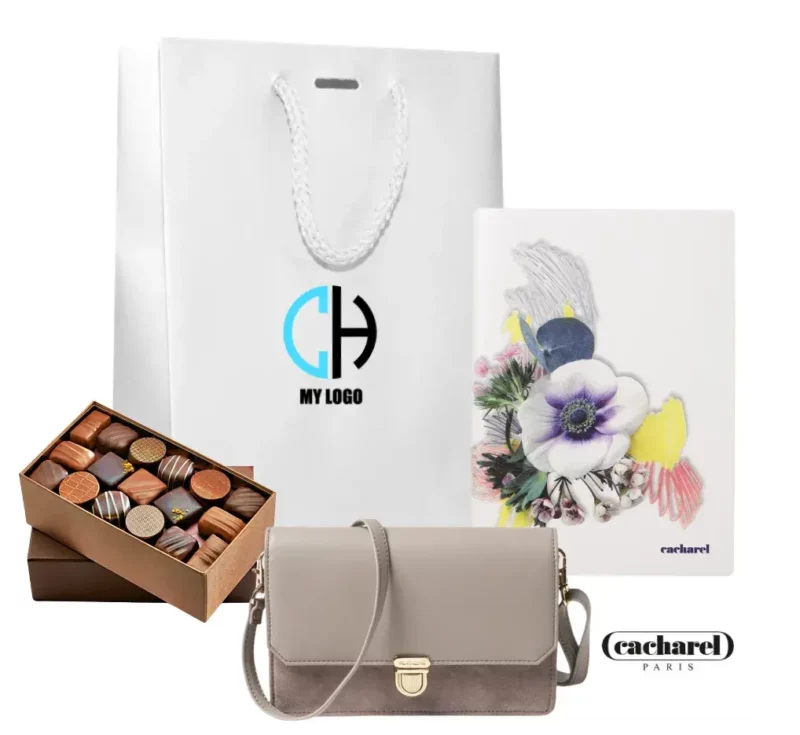 Coffret cadeau entreprise Cacharel sac