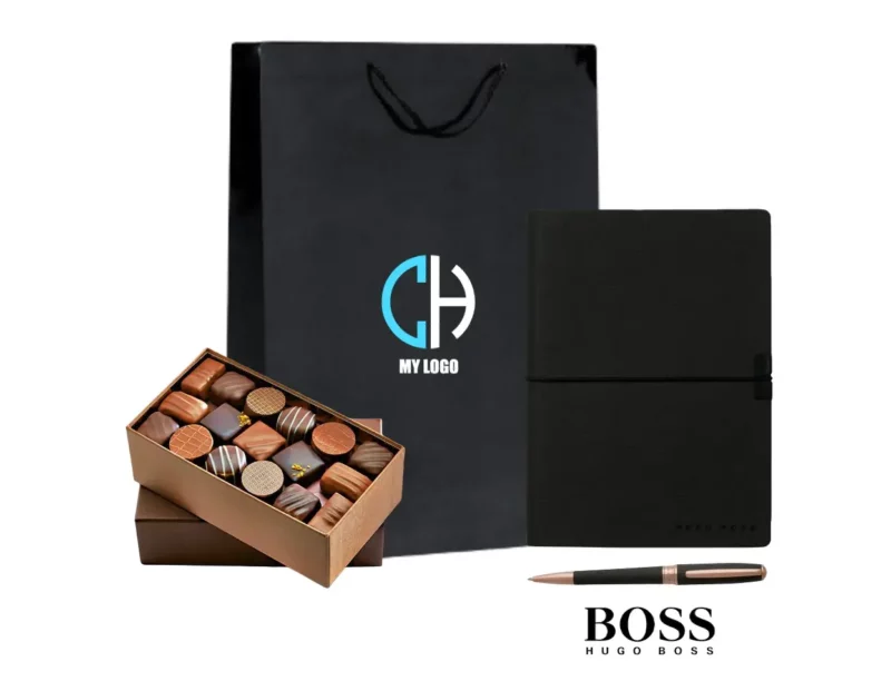 Coffret cadeau entreprise carnet stylo Hugo Boss