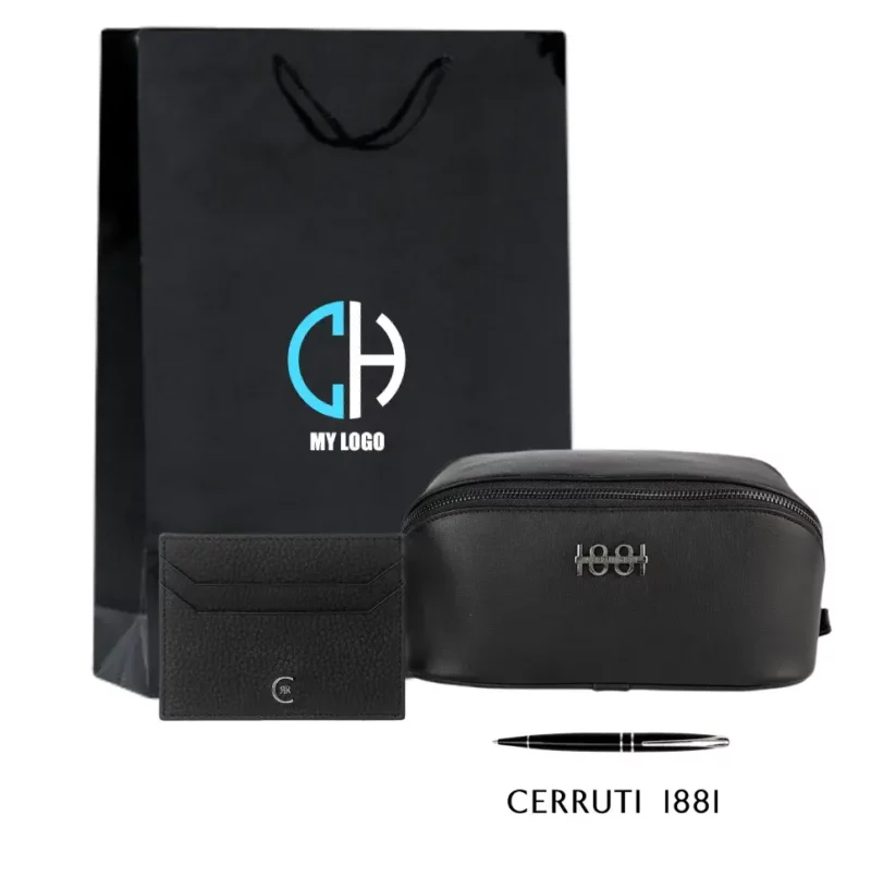 Coffret cadeau entreprise Cerruti 1881 trousse stylo