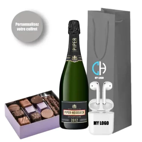 Cadeau personnalisé champagne - Piper Heidsieck