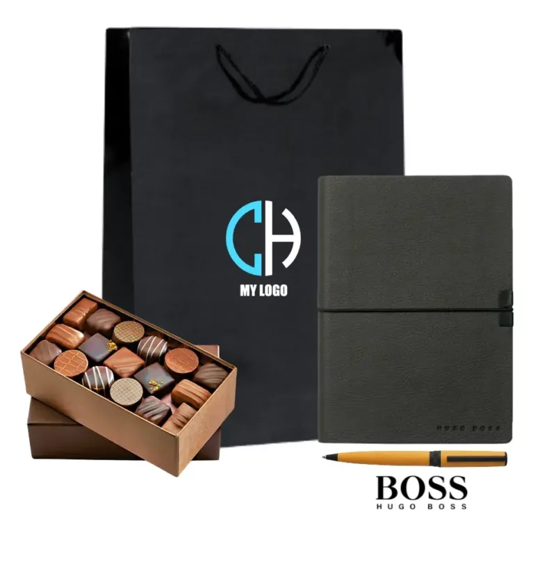 Coffret cadeau entreprise Hugo Boss grey
