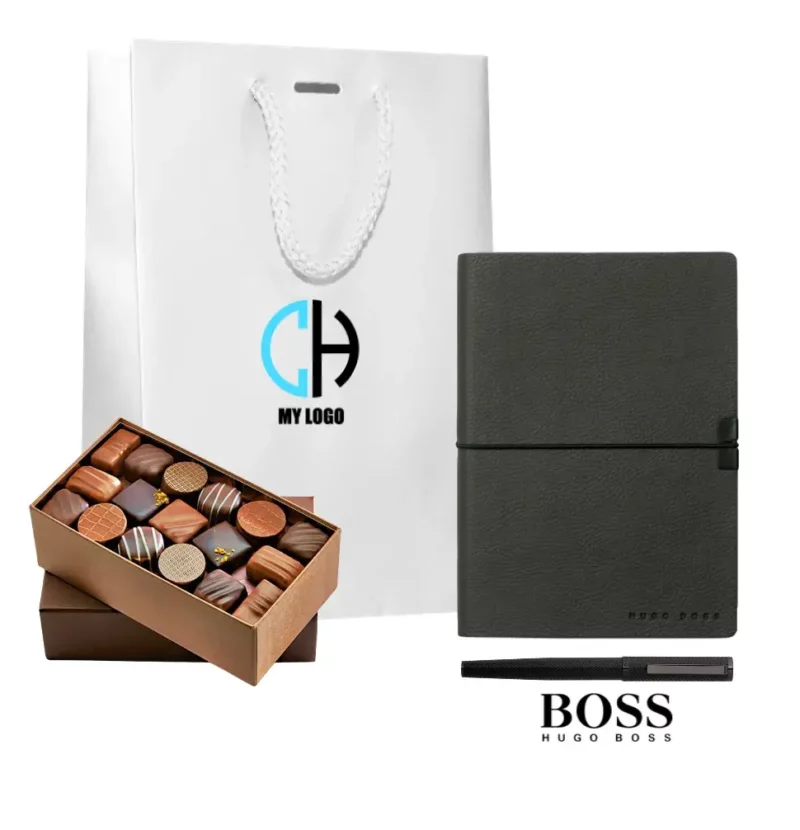 Coffret cadeau entreprise Hugo Boss white