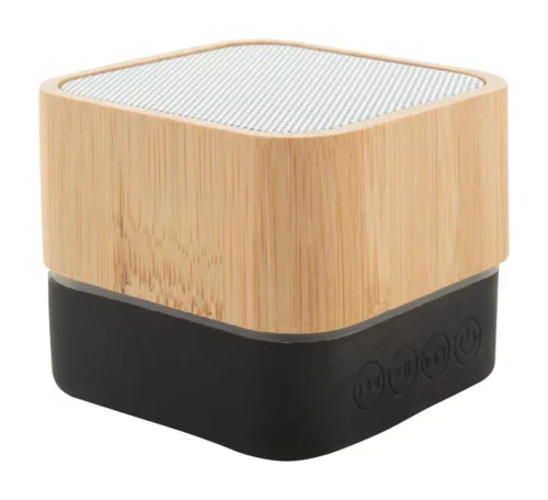 objet-publicitaire-enceinte-bluetooth-boîtier-bambou-partie-inferieur-en-caoutchouc