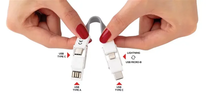 Porte-clés câble 4 en 1 – Image 4
