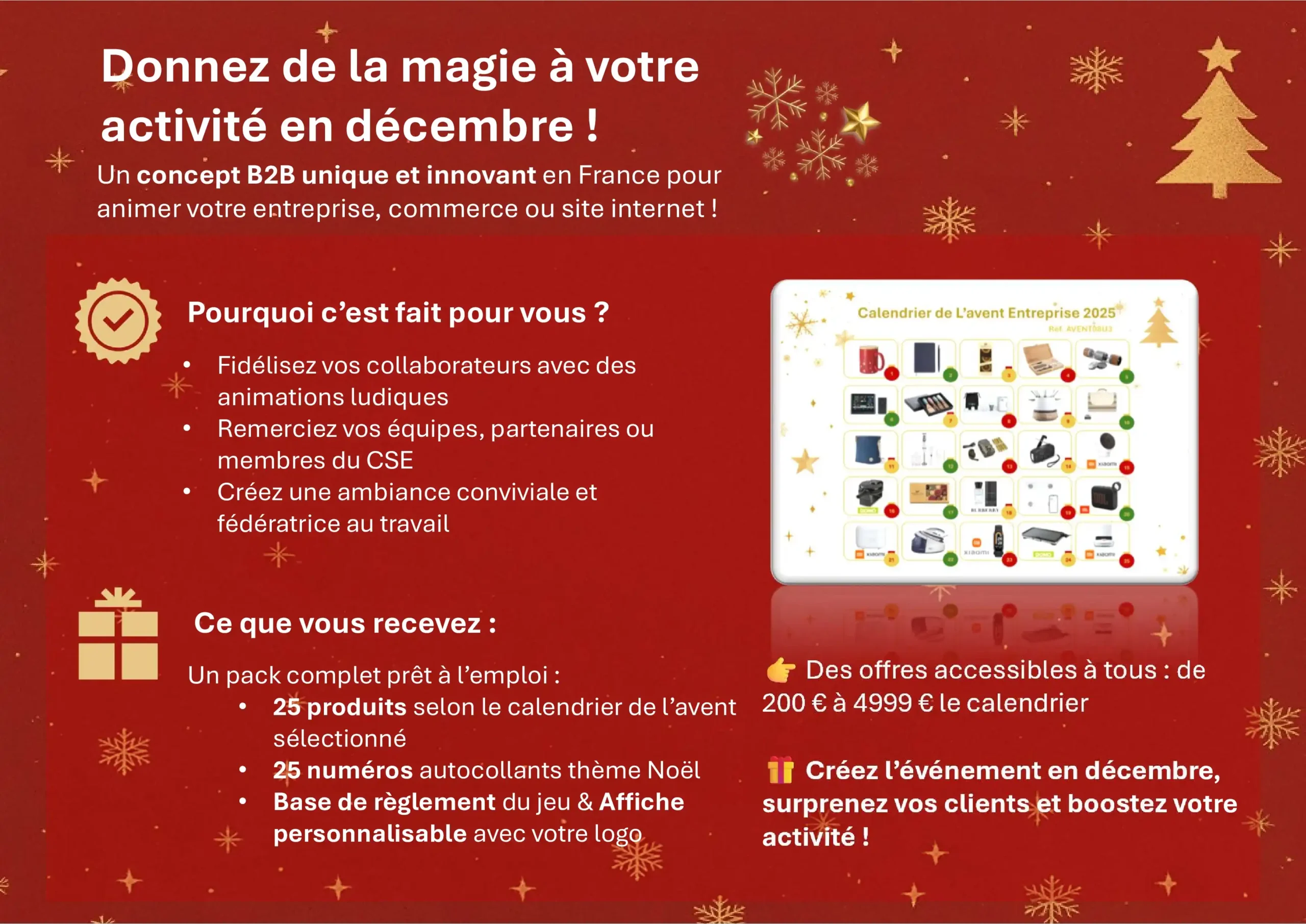 Calendrier de l’Avent 12L6 - Explication