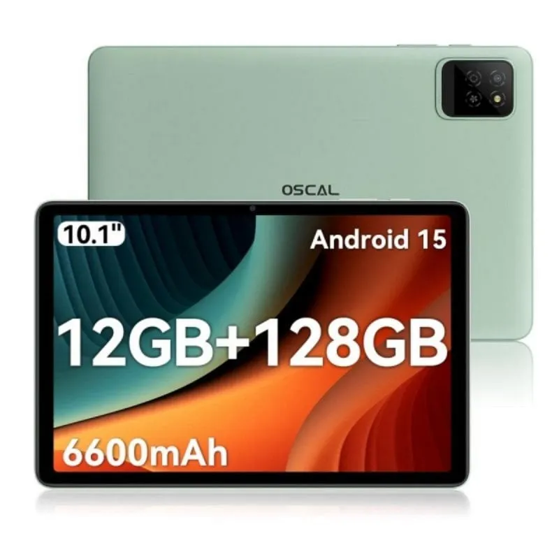 SW153-Tablette-tactile-Oscal-10.1'-64-Go-4-Go-RAM-TAB-30-5G-WiFi-Vert-cadeaux-hightech