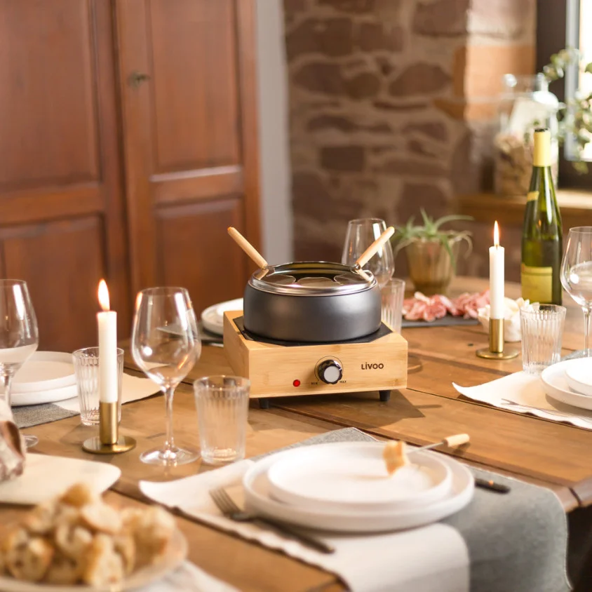Appareil à Fondue Électrique 8 Personnes – Cadeau CSE Convivial — vue 3 — cadeau entreprise