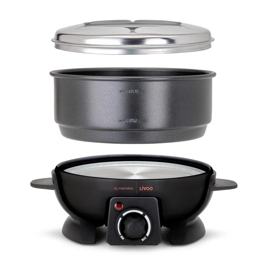 Appareil à fondue électrique Livoo x Marmiton – Cadeau CSE Convivial — vue 2 — cadeau entreprise
