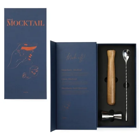 Cadeau CSE : Coffret cadeau personnalisé VINGA Histoire du mocktail — vue 1 — cadeau entreprise