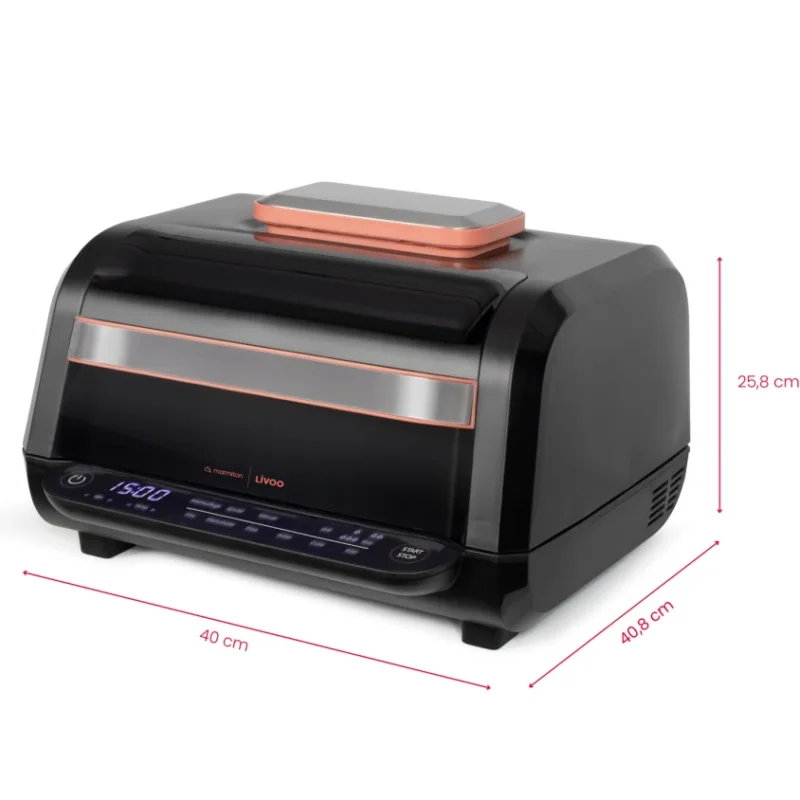 Cadeau CSE : Friteuse sans huile & Grill 6 L – Livoo x Marmiton — vue 2 — cadeau entreprise