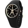 Cadeau CSE : Ice Watch® Analogue ‘Ice Cocorico – Eiffel Tower – Blac — cadeau CSE cadeau entreprise