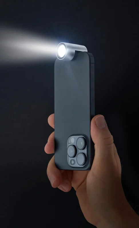 Cadeau CSE : Lampe de poche pour smartphone — vue 2 — cadeau entreprise