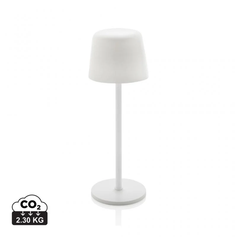 Cadeau CSE : Lampe de table rechargeable par USB en plastique RCS Ze — vue 1 — cadeau entreprise