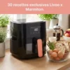 Cadeau CSE : LIVOO Air fryer DOC345CO – 4,5L – Noir — vue 2 — cadeau entreprise
