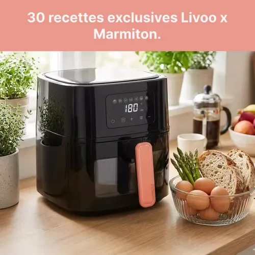 Cadeau CSE : LIVOO Air fryer DOC345CO – 4,5L – Noir — vue 2 — cadeau entreprise