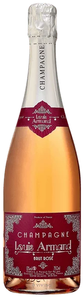 Cadeau CSE : Louis Armand Brut Rosé Champagne — vue 1 — cadeau entreprise