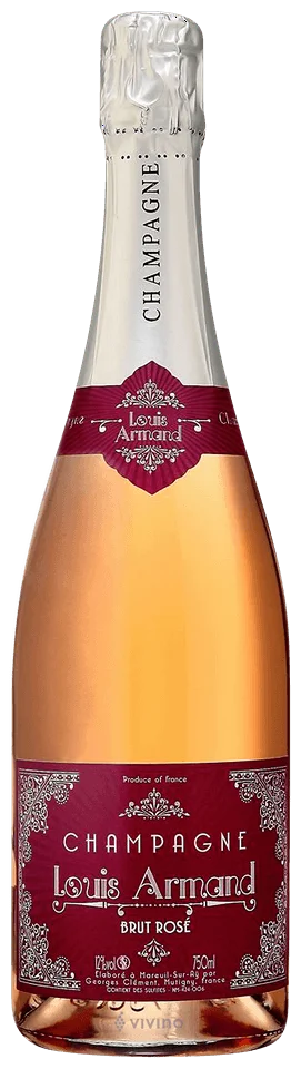 Cadeau CSE : Louis Armand Brut Rosé Champagne — vue 3 — cadeau entreprise