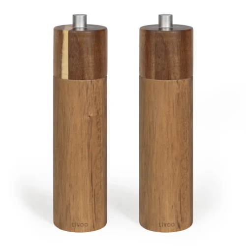 Cadeau CSE : Set de 2 moulins sel et poivre manuels — cadeau CSE cadeau entreprise