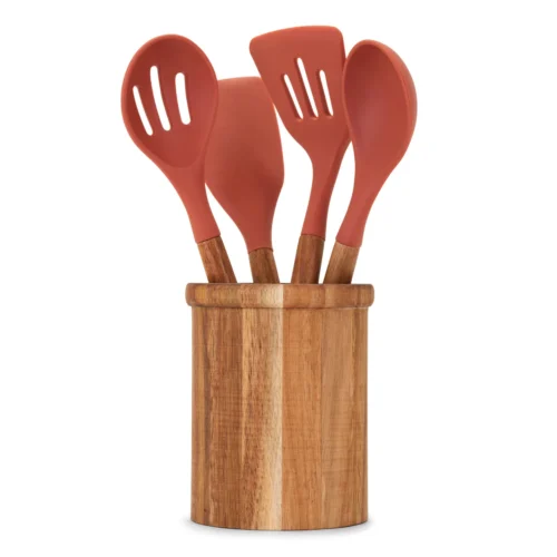 Cadeau CSE : Set de 4 ustensiles avec pot — cadeau CSE cadeau entreprise