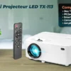 Cadeau CSE : Technaxx Mini Vidéoprojecteur Portable – Beamer Compact — vue 1 — cadeau entreprise
