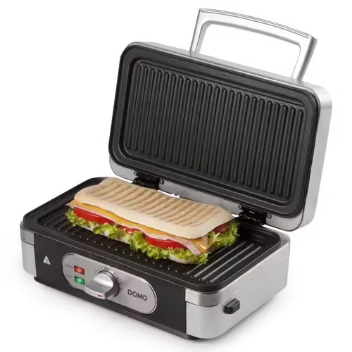 DOMO Appareil 3-en-1 Gaufres Croques Grill 1000W – Cadeau CSE — vue 3 — cadeau entreprise