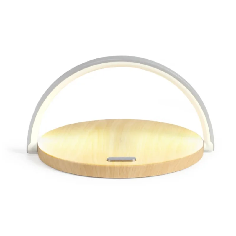 Lampe de Chevet Tactile 2 en 1 avec Chargeur Induction – Cadeau CSE — vue 2 — cadeau entreprise