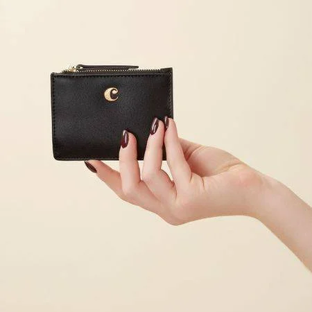 Porte-monnaie Andrea Black Cacharel – Cadeau CSE Chic | Cacharel — cadeau CSE cadeau entreprise