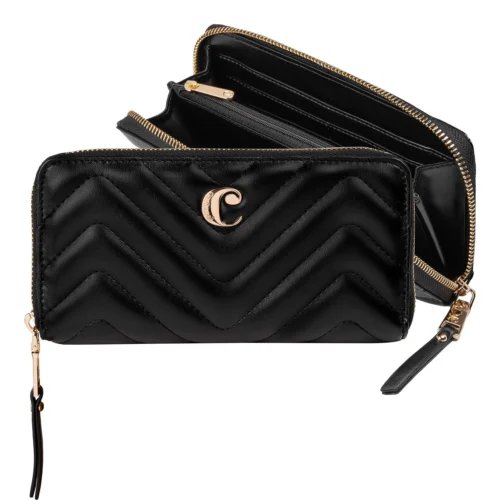 Portefeuille Voyage Odeon Black – Cadeau CSE Élégant | Cacharel — cadeau CSE cadeau entreprise