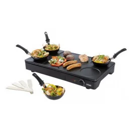 Set Mini Woks Crêpière Gril 1000W Domo – Cadeau CSE Gourmet — cadeau CSE cadeau entreprise