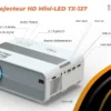 Technaxx Mini-LED HD Projecteur TX-127 – Cadeau CSE Idéal | Technaxx — vue 1 — cadeau entreprise
