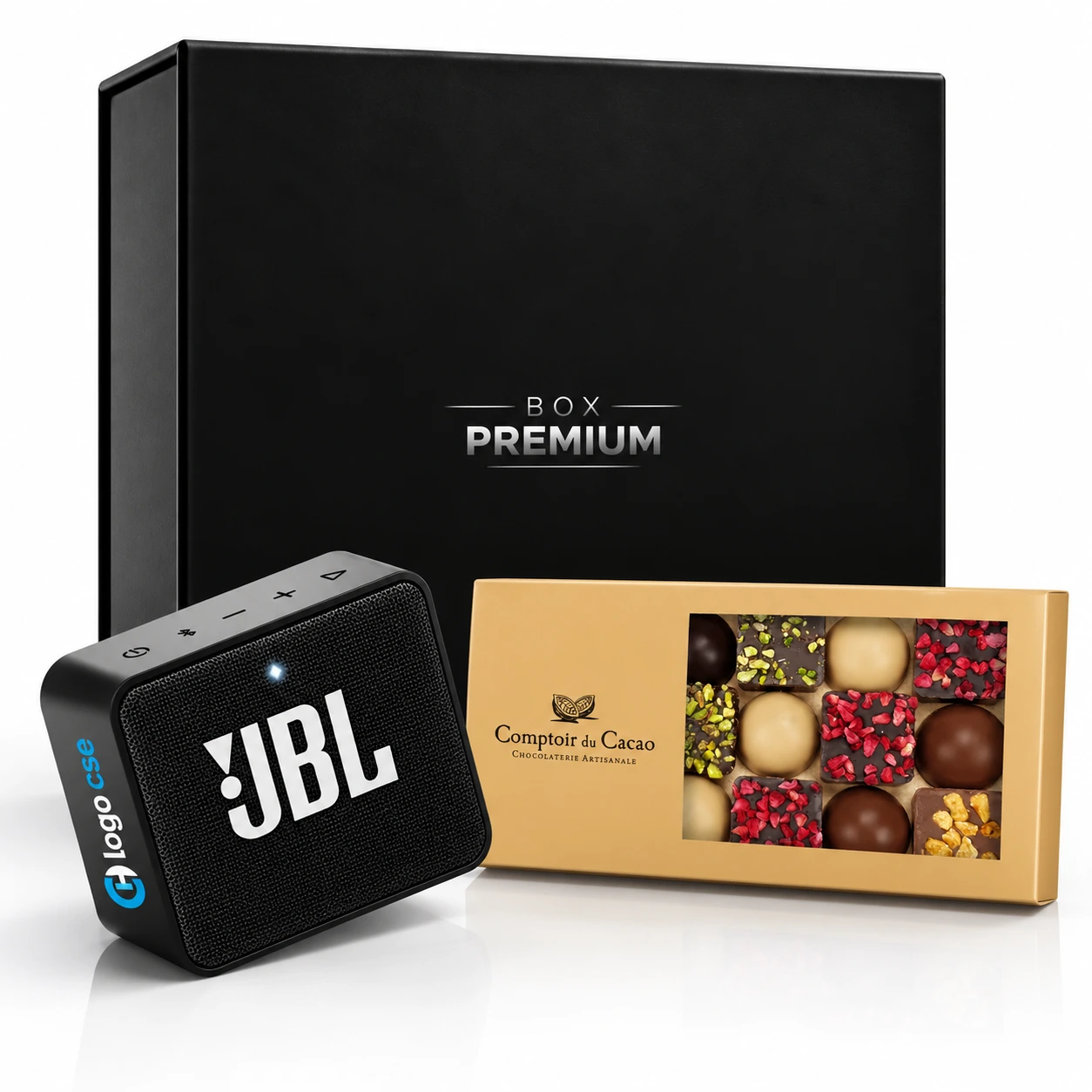 coffret-premium-Enceinte-JBL-chocolat-cadeaux-hightech