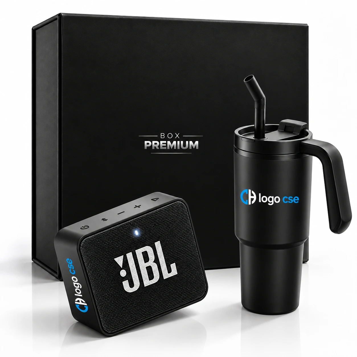 Coffret Premium avec enceinte JBL et mug de 900 ml
