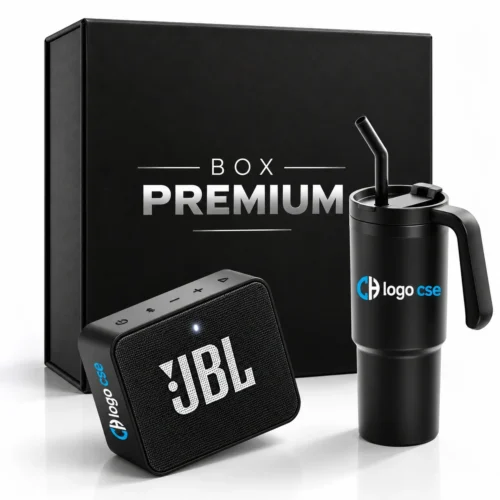 Coffret Premium JBL & Mug 900 ml – Cadeau CSE personnalisé — cadeau entreprise B2B